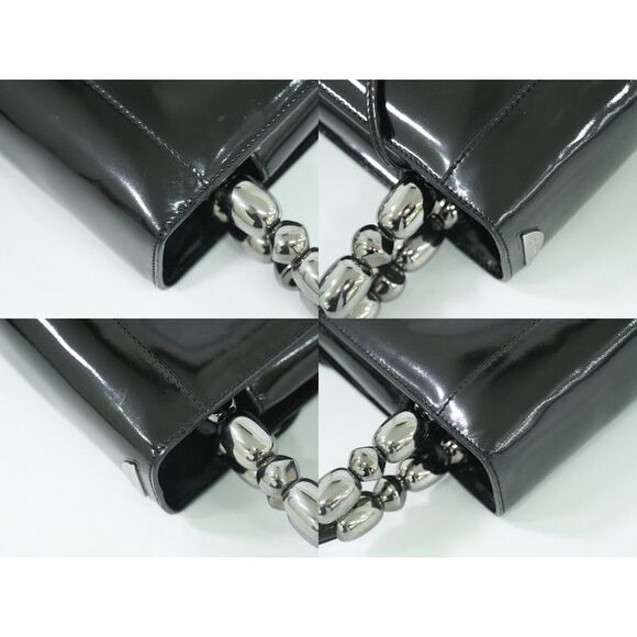 Dior Maris Pearl Black Patent Leather Handbag (Pre-Owned) - Picture 10 of 16